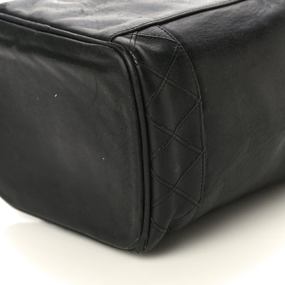 Chanel Lambskin Vanity Cosmetic Case Black 12 of 20
