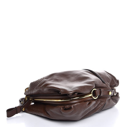 Jimmy Choo Calfskin Alex Shoulder Bag Brown 4 of 8