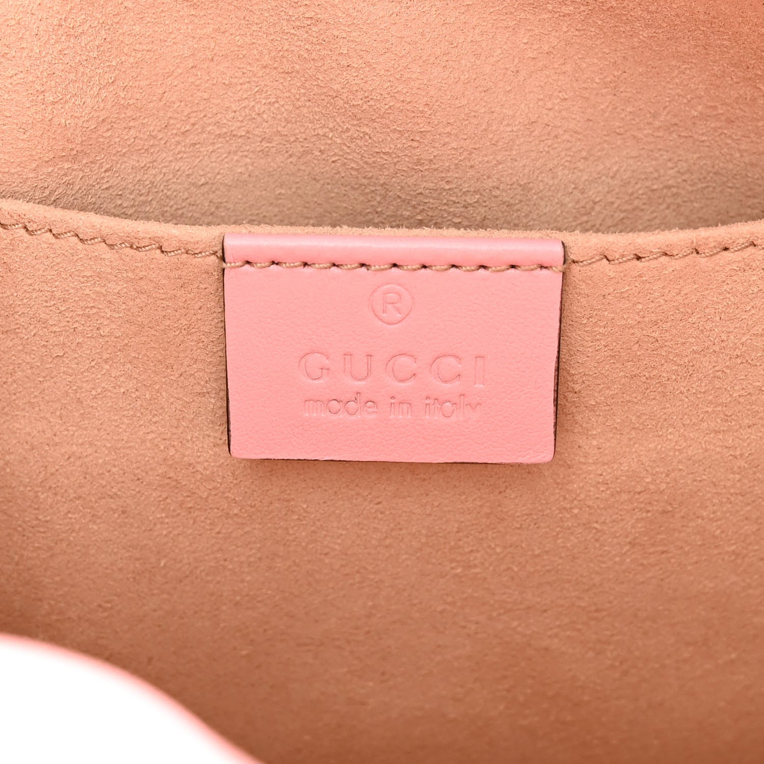 Gucci Calfskin Matelasse Small GG Marmont Chain Shoulder Bag Wild Rose 6 of 10