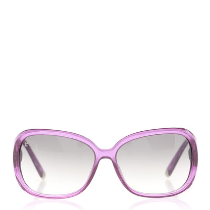 Louis Vuitton Obsession GM Z0642W Sunglasses Violet Glitter 2 of 8
