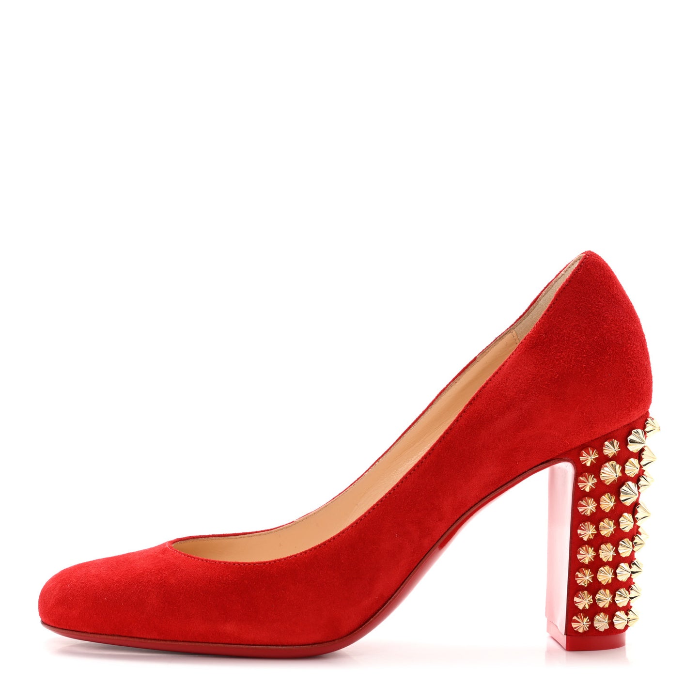 Veau Velours Marimalus Stud Spikes 85 Pumps 37 Loubi