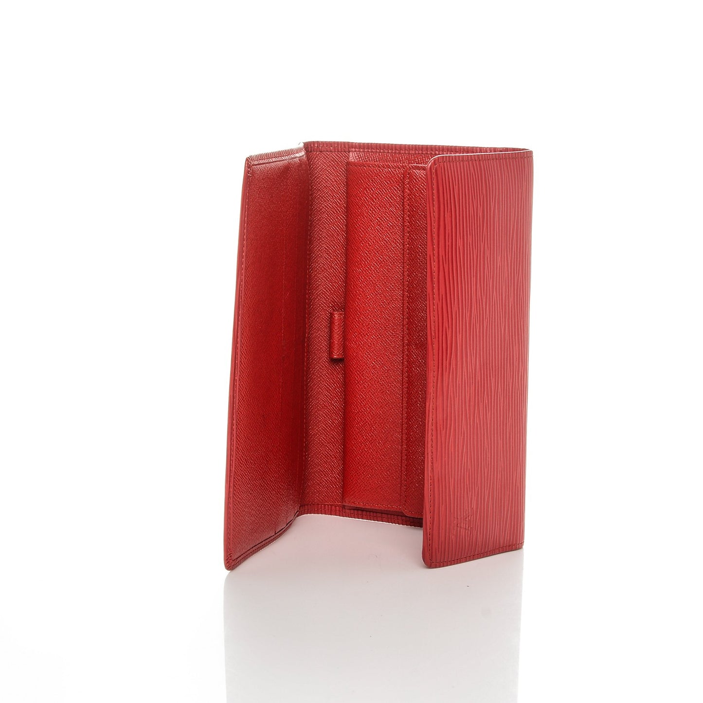Epi Porte Tresor International Wallet Castillan Red