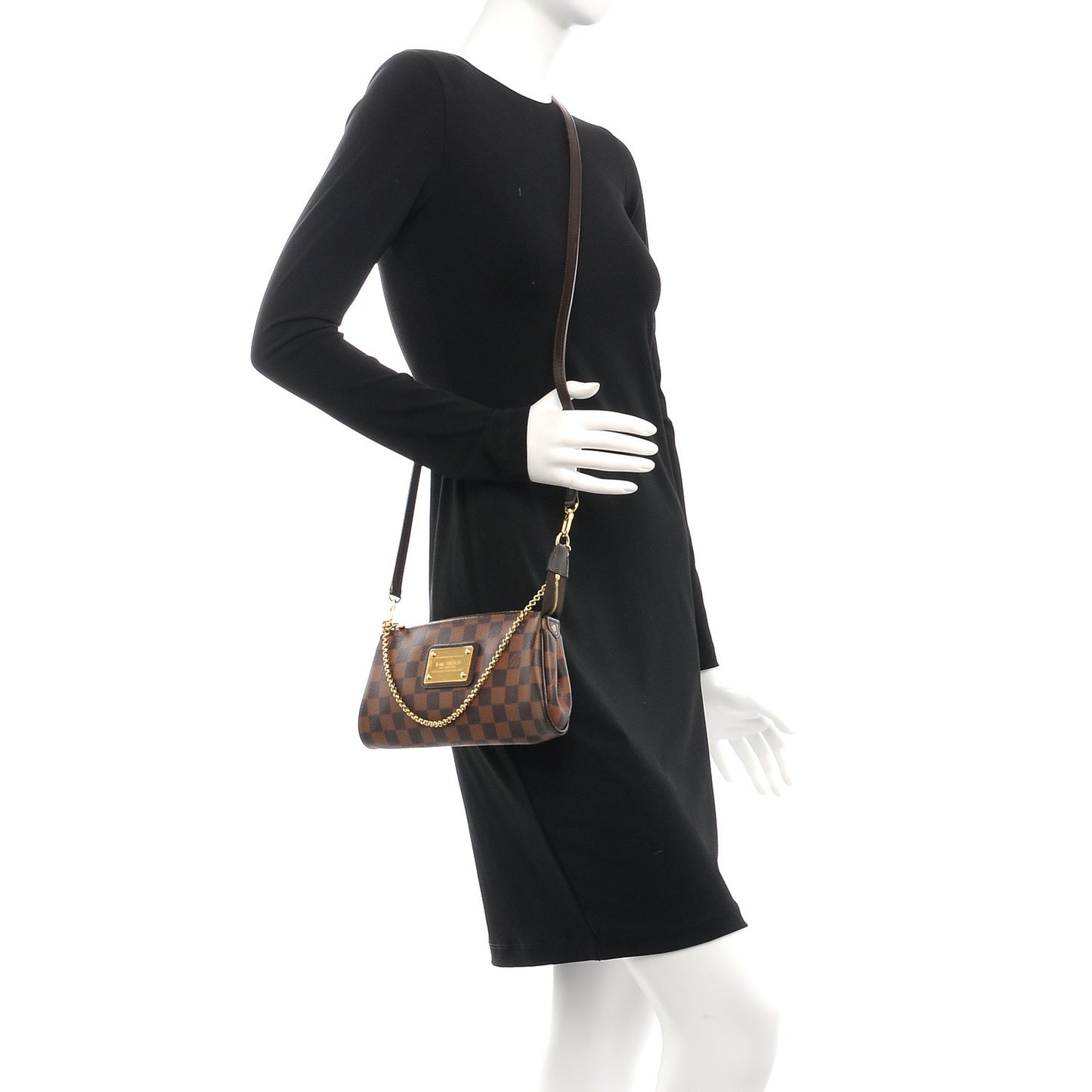 Damier Ebene Eva Clutch