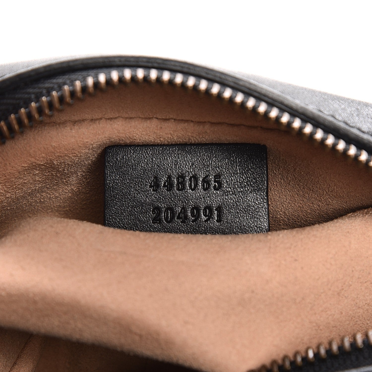 Gucci Calfskin Matelasse Mini GG Marmont Chain Shoulder Bag Black 7 of 9