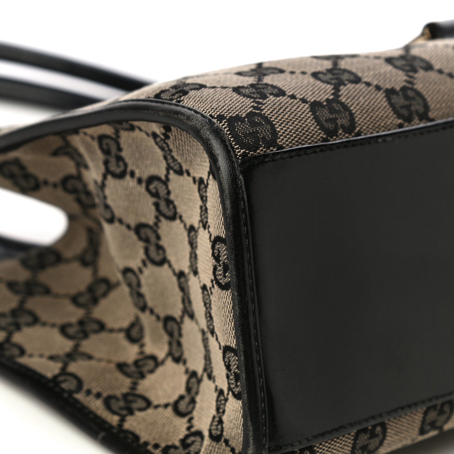 Monogram Piston Lock Shoulder Bag Black