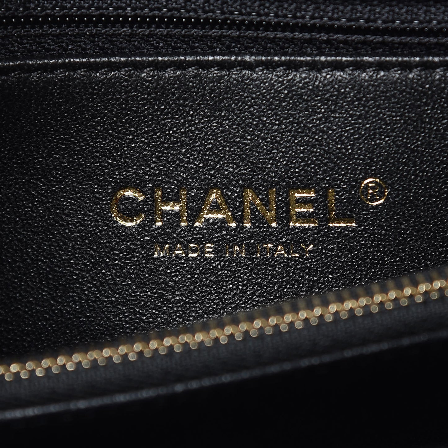 Caviar Elaphe Quilted Small Coco Handle Flap Black