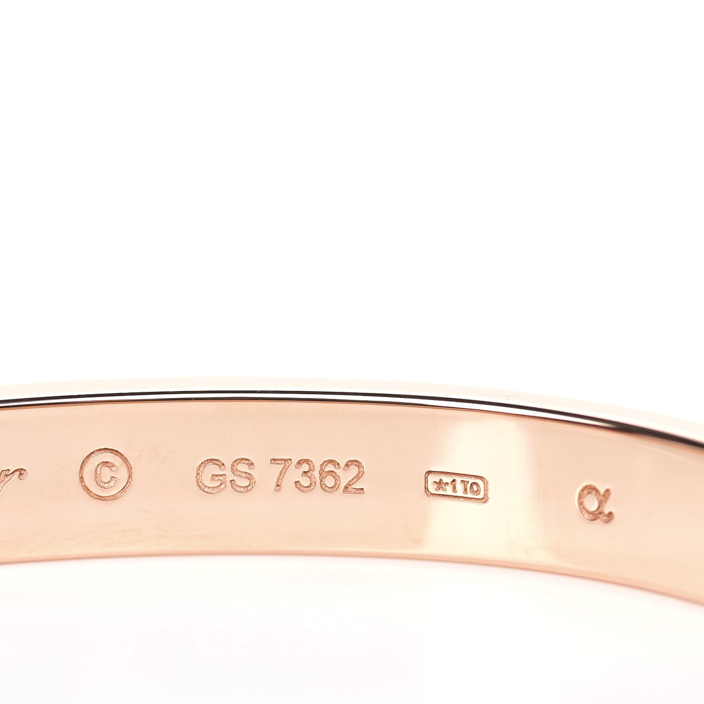 18K Pink Gold LOVE Bracelet 16