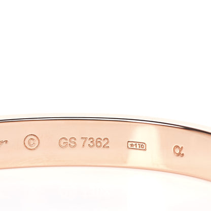 Cartier 18K Pink Gold LOVE Bracelet 16 6 of 7