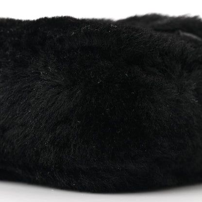 Fendi Shearling Shiny Nappa Micro Baguette Black 11 of 11