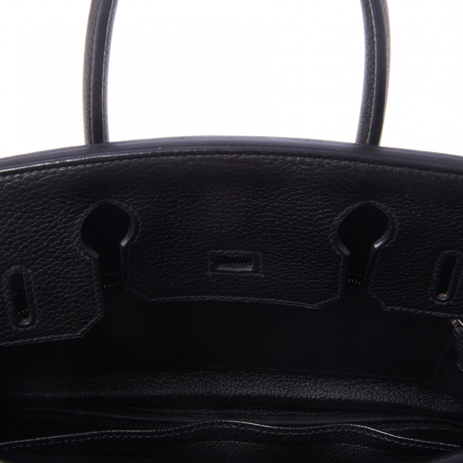 Hermes Taurillon Clemence Birkin 30 Black 17 of 28