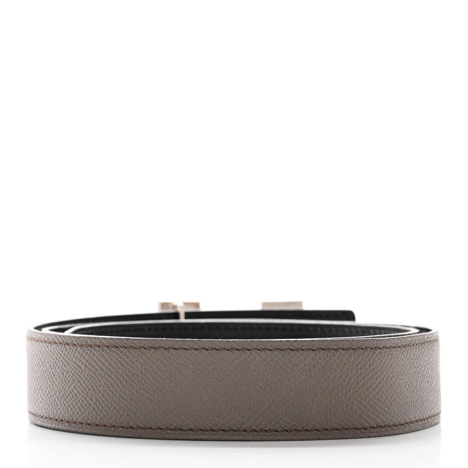 Hermes Box Epsom 32mm H Belt 85 34 Black Etain 2 of 8