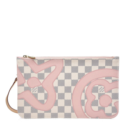 Louis Vuitton Damier Azur Tahitienne Neverfull MM GM Pochette 1 of 11