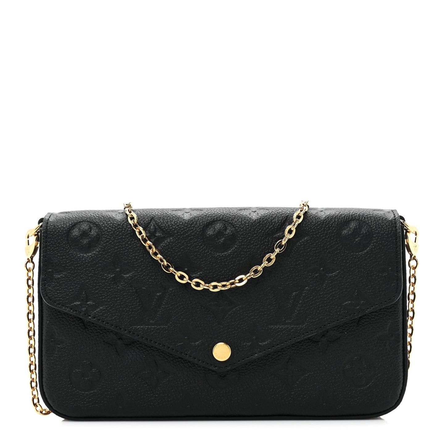 Empreinte Pochette Felicie Chain Wallet Black