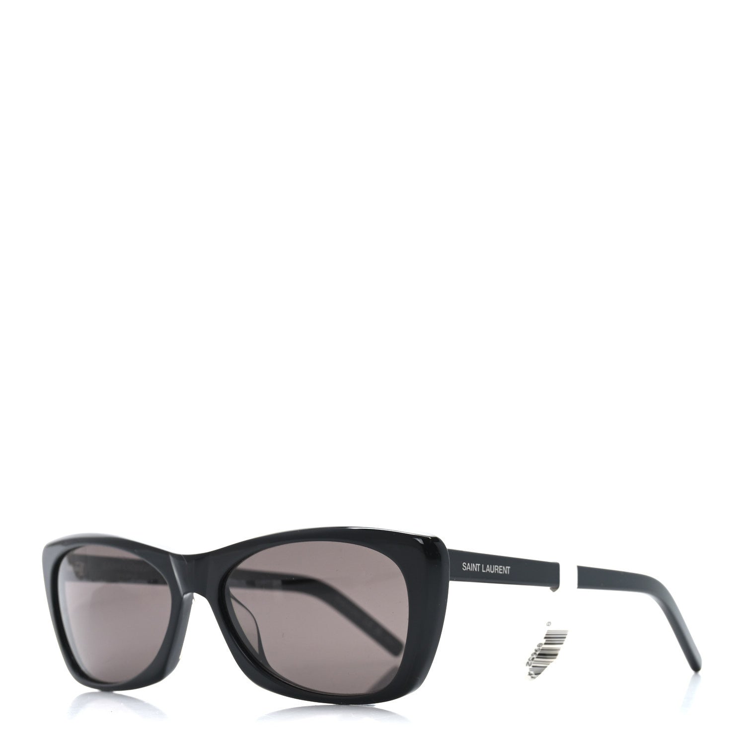 Saint Laurent Acetate Cat Eye Sunglasses SL 613 Black 1 of 8