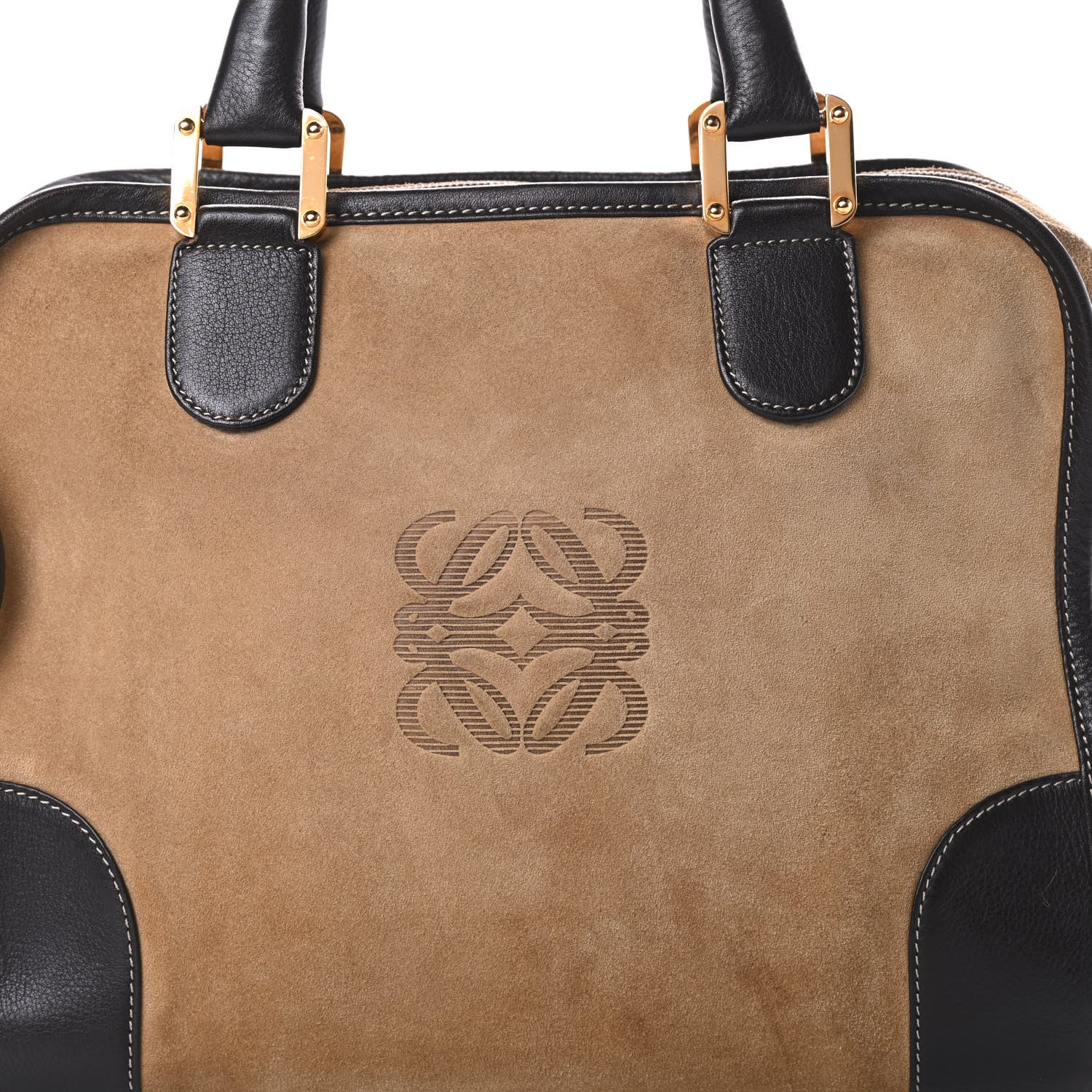 Loewe Suede Calfskin Amazona Brown 7 of 14