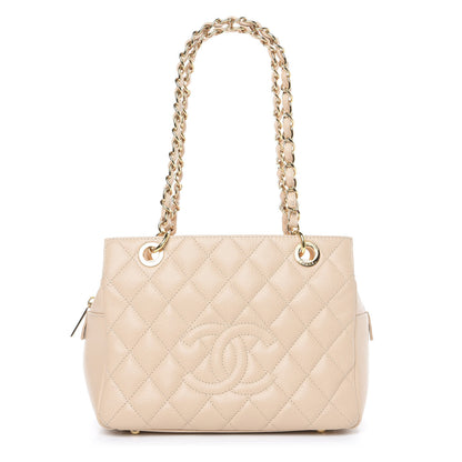 Chanel Caviar Quilted Petit Timeless Tote PTT Beige Clair 1 of 11