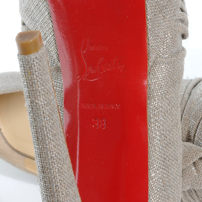 Christian Louboutin Fabric Greissimo 140 Pumps 38 6 of 6