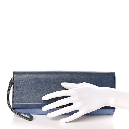 Fendi Vitello Elite Rush Pochette Oceano Multicolor Ceruleo 2 of 10