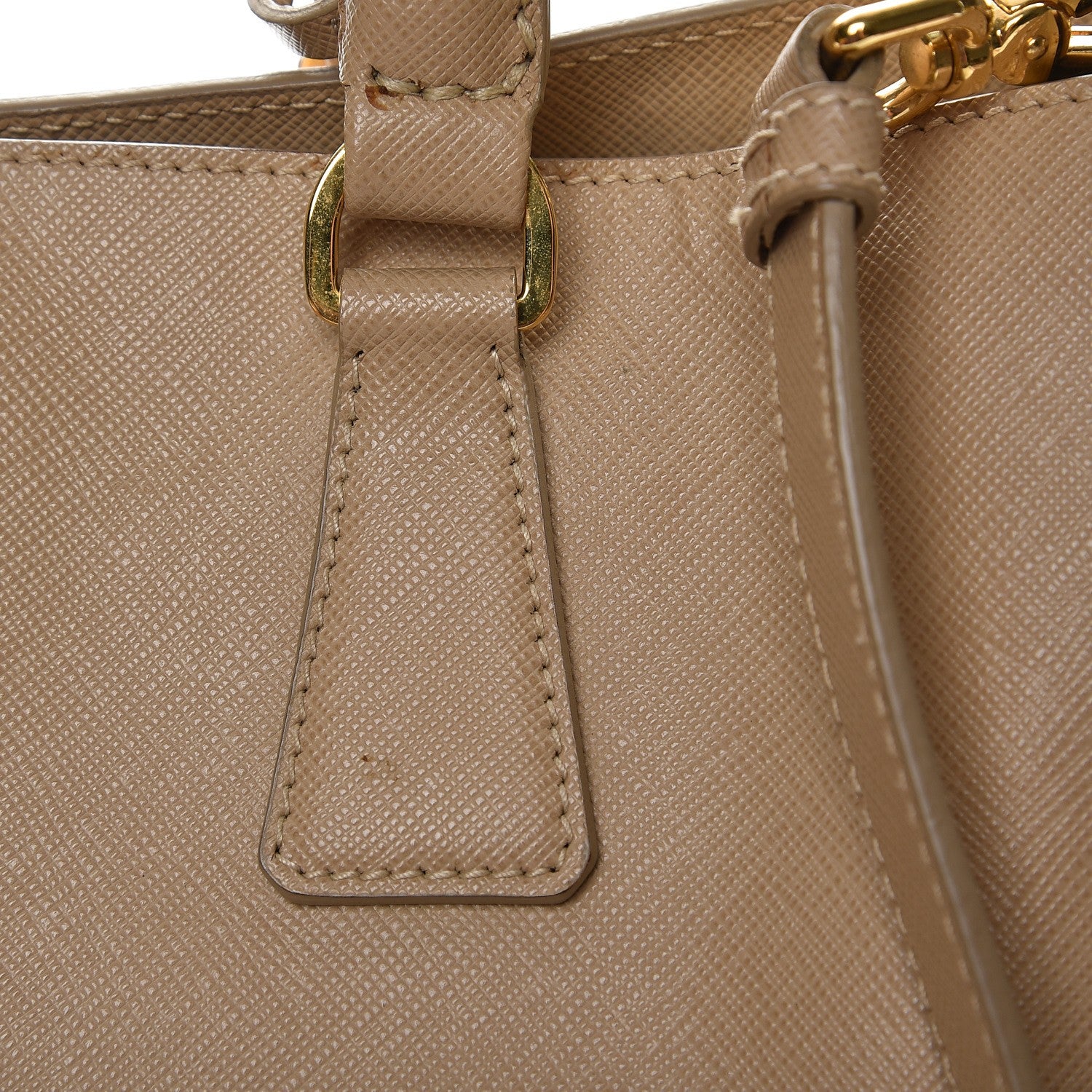 Prada Saffiano Lux Large Tote Sabbia 13 of 20