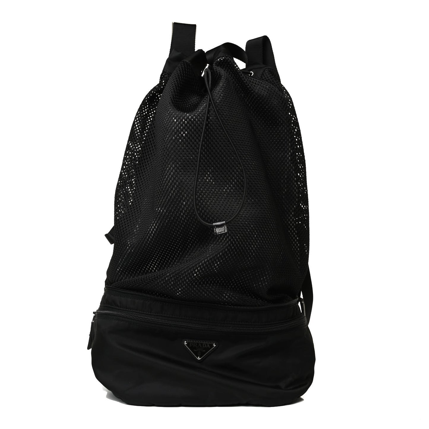 Re-Nylon Saffiano Convertible Belt Bag Black