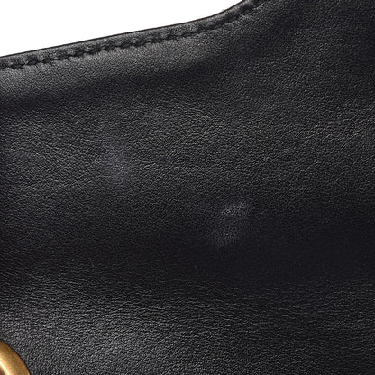 Gucci Calfskin Matelasse Small GG Marmont Shoulder Bag Black 9 of 9