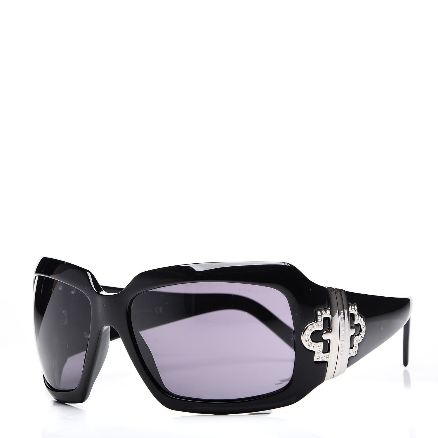 Bulgari Crystal 861-B Sunglasses Black 1 of 7