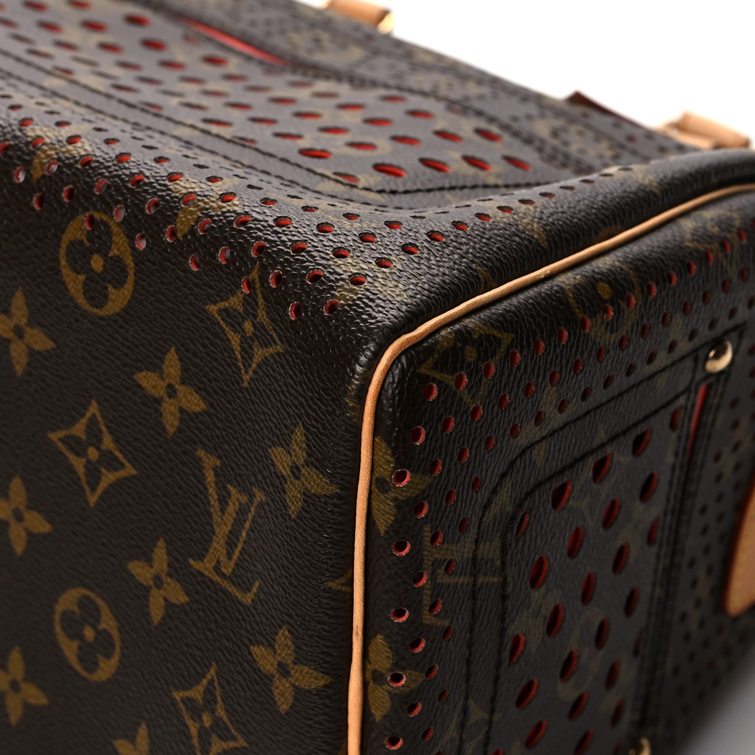 Louis Vuitton Monogram Perforated Speedy 30 Orange 9 of 11