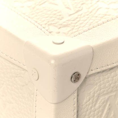 Louis Vuitton Taurillon Monogram Solar Ray Soft Trunk Powder White 10 of 11