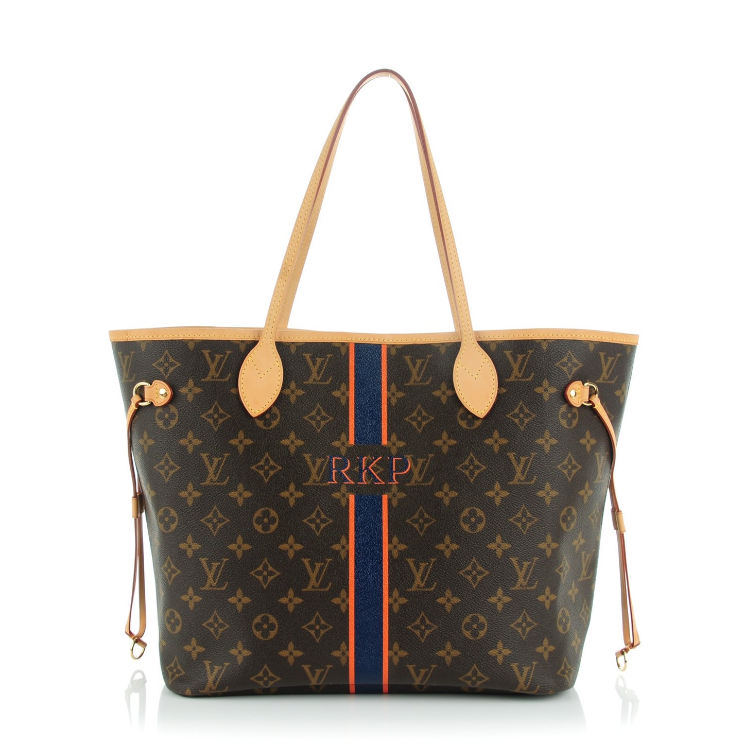 Monogram My LV Heritage Neverfull MM Blue Marine Orange