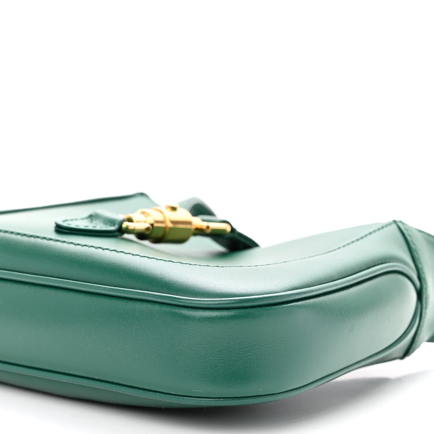 Gucci Boarded Dyana Lux Calfskin Mini Jackie 1961 Hobo Emerald 9 of 9