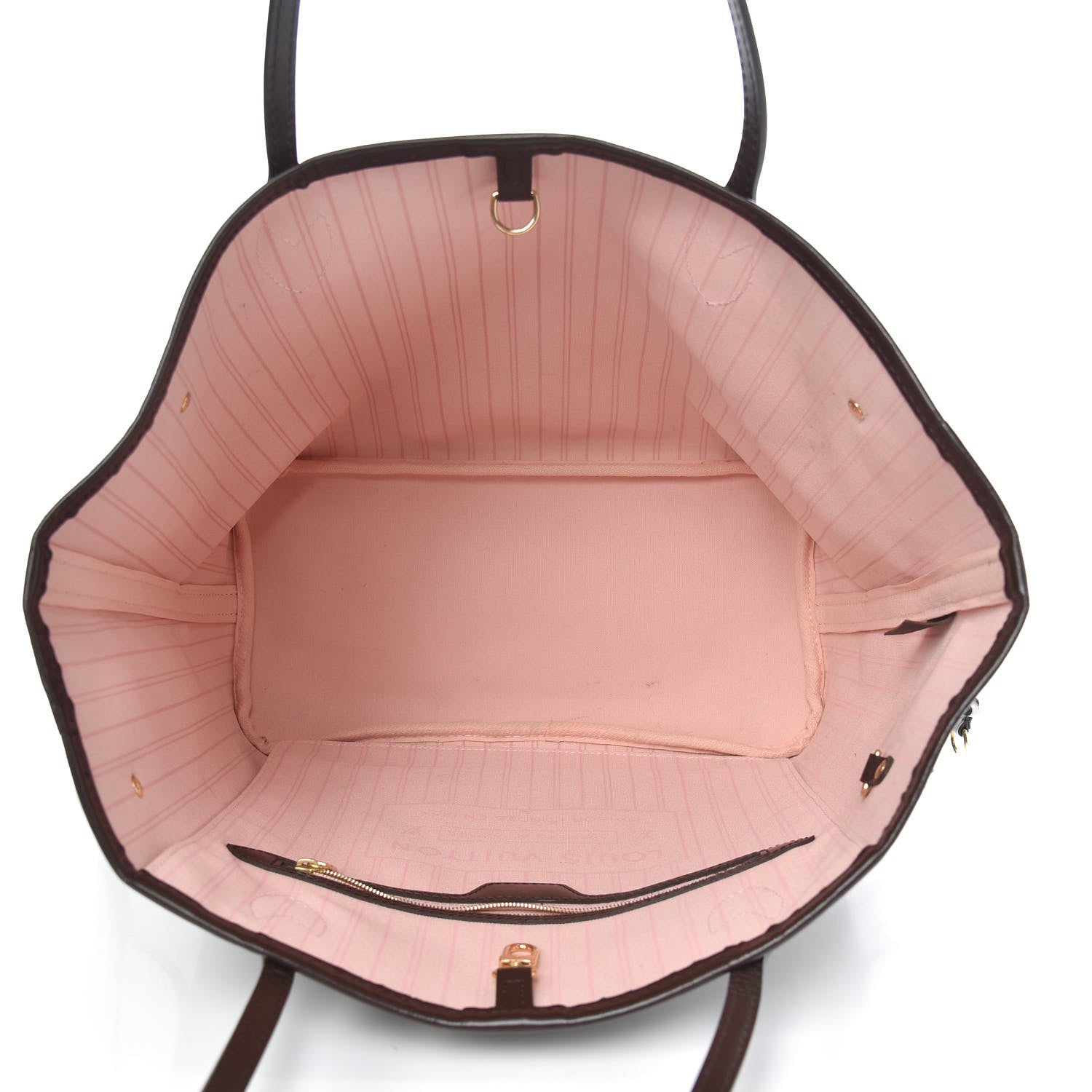 Louis Vuitton Damier Ebene Neo Neverfull MM Rose Ballerine 5 of 10