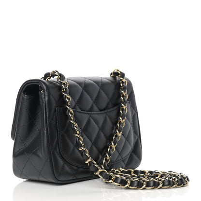 Chanel Lambskin Quilted Mini Square Flap Black 3 of 11