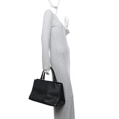Bottega Veneta Nappa Intrecciato Milano Tote Black 3 of 29