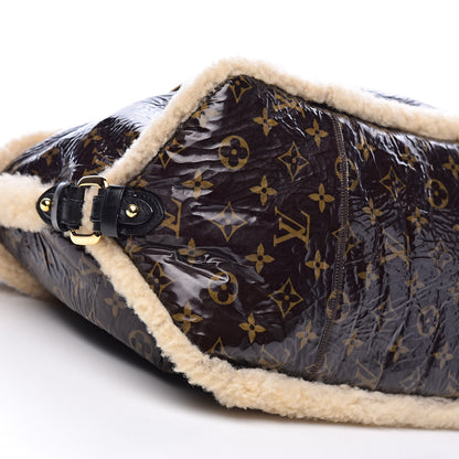 Louis Vuitton Patent Monogram Shearling Sac Thunder 8 of 10
