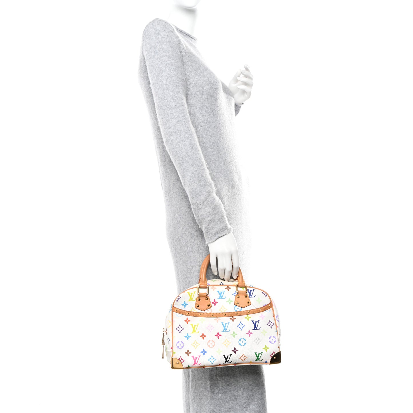 Monogram Multicolor Trouville White