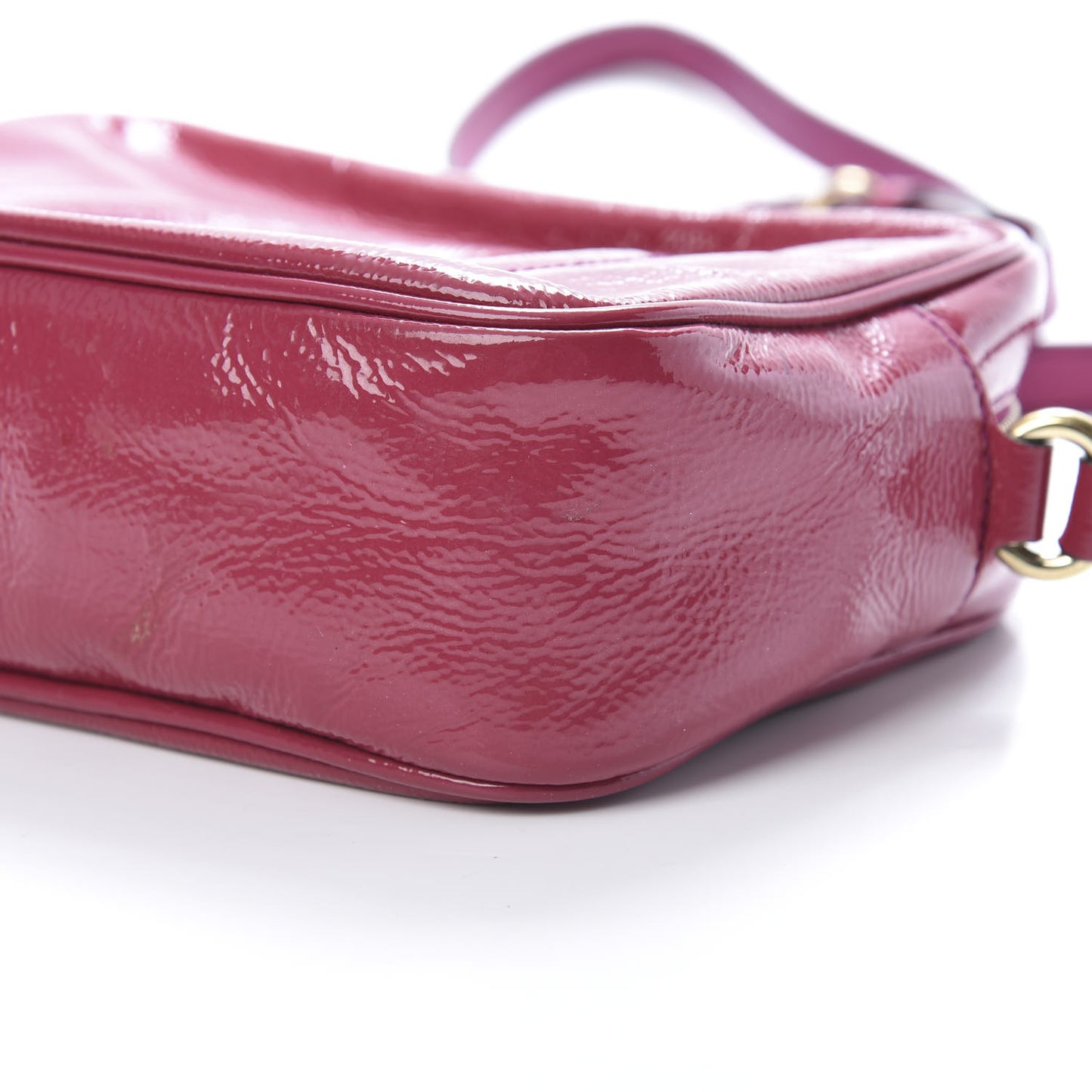 Soft Patent Small Soho Disco Bag Bright Bougainvillea