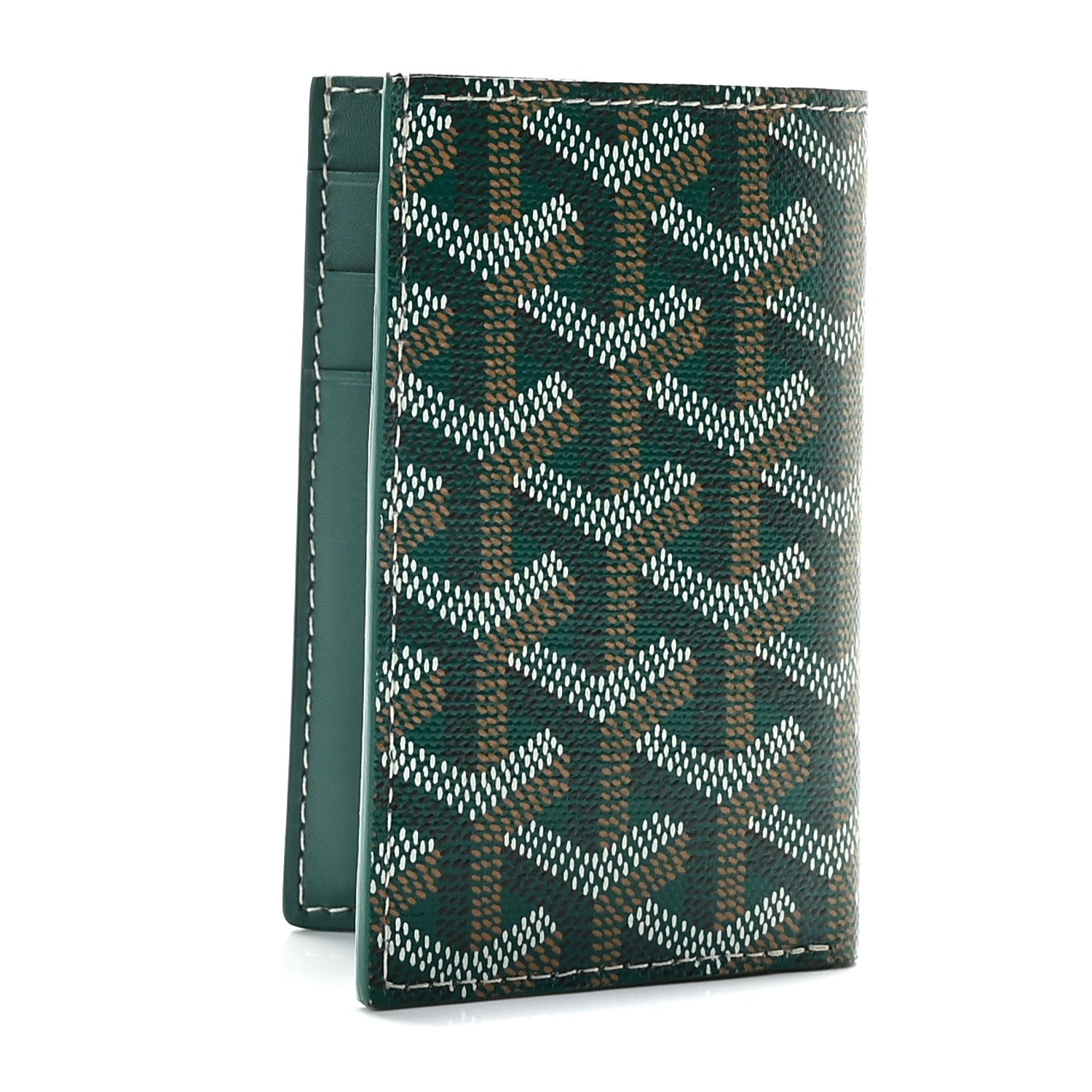 Goyard Goyardine Saint Pierre Card Holder Green 3 of 6