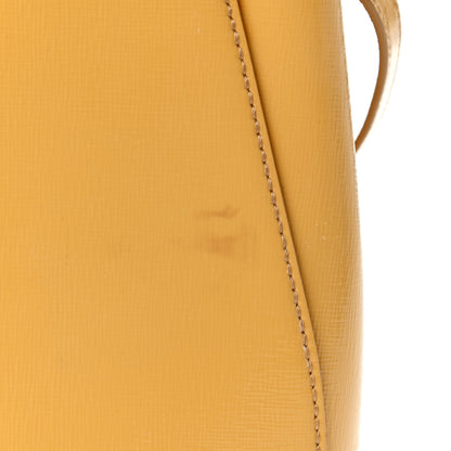 Fendi Vitello Vernice Camoscio Petite 2Jours Tote Alchemy Yellow 5 of 7