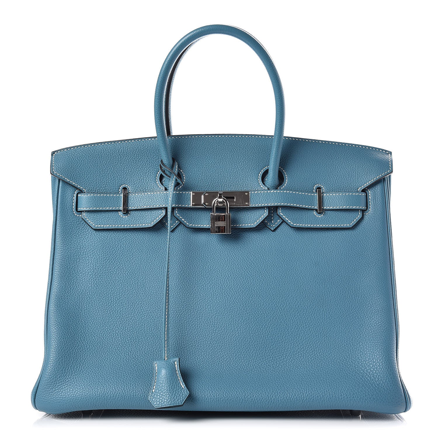 Hermes Togo Birkin 35 Blue Jean 1 of 34
