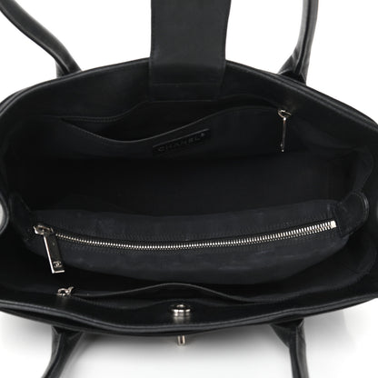 Chanel Calfskin Small Cerf Executive Shopper Tote Black 5 of 11
