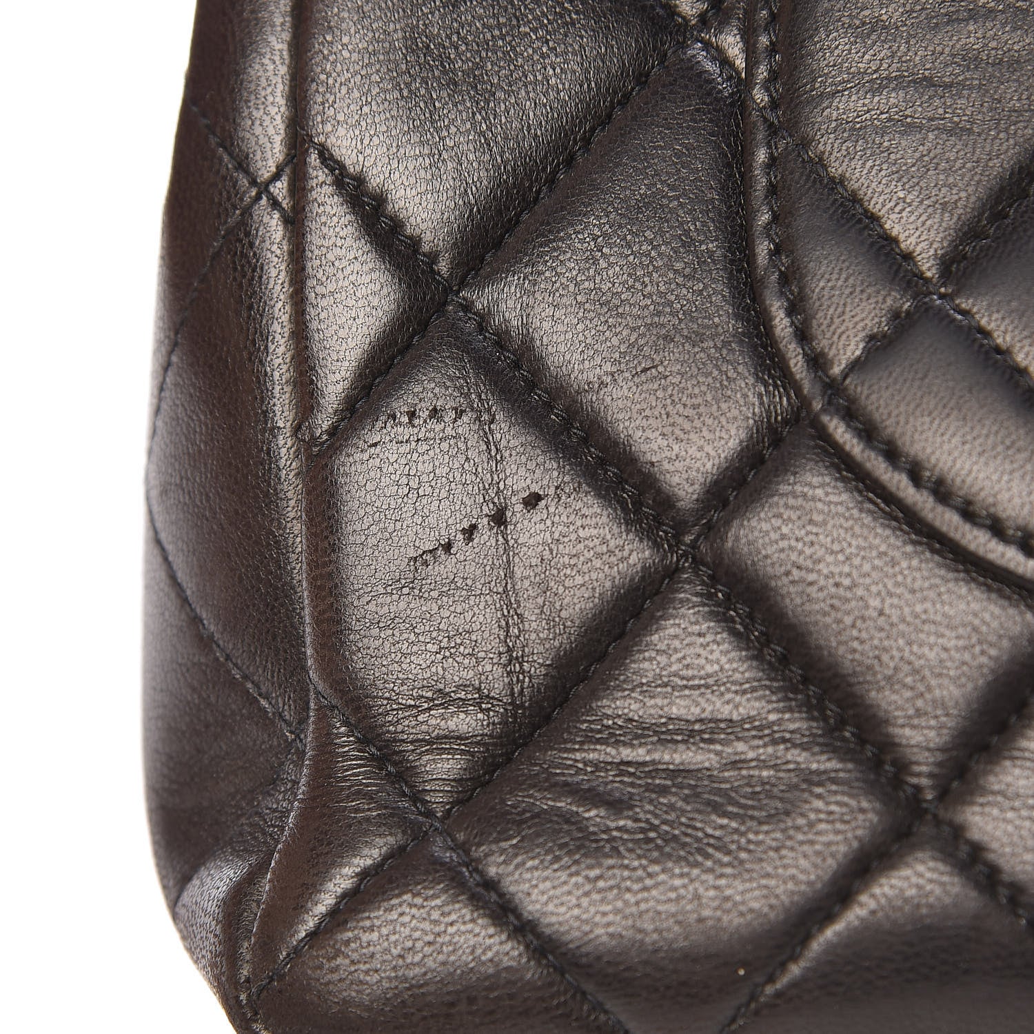 Chanel Lambskin Quilted Jumbo Single Flap Black 16 of 20