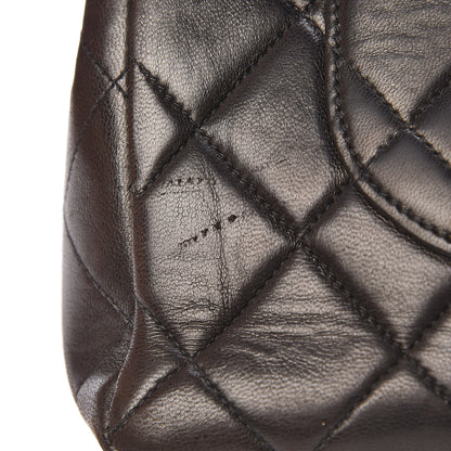 Chanel Lambskin Quilted Jumbo Single Flap Black 16 of 20