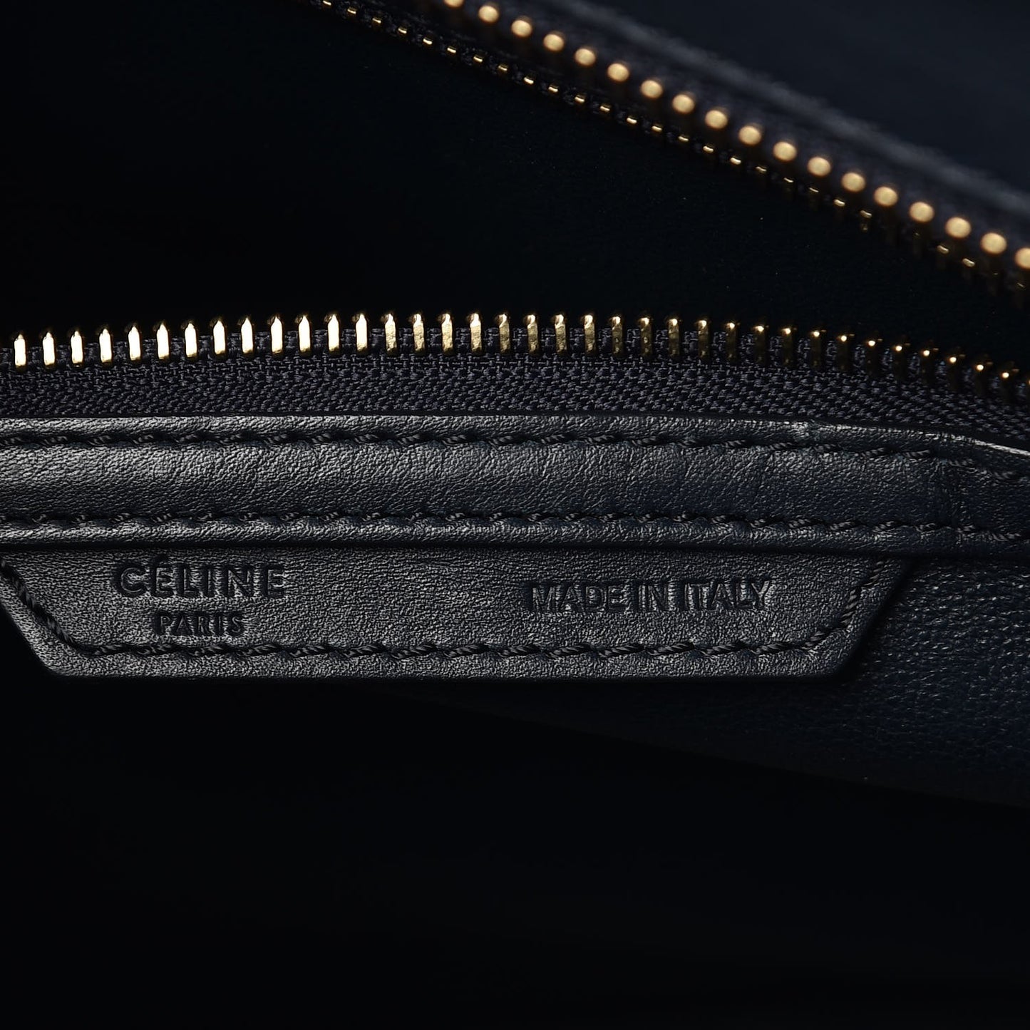 Smooth Calfskin Mini Luggage Navy Blue