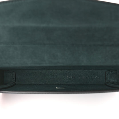 Fendi Vitello King FF Lines Embossed Baguette Soft Trunk Phone Pouch Midnight 5 of 10
