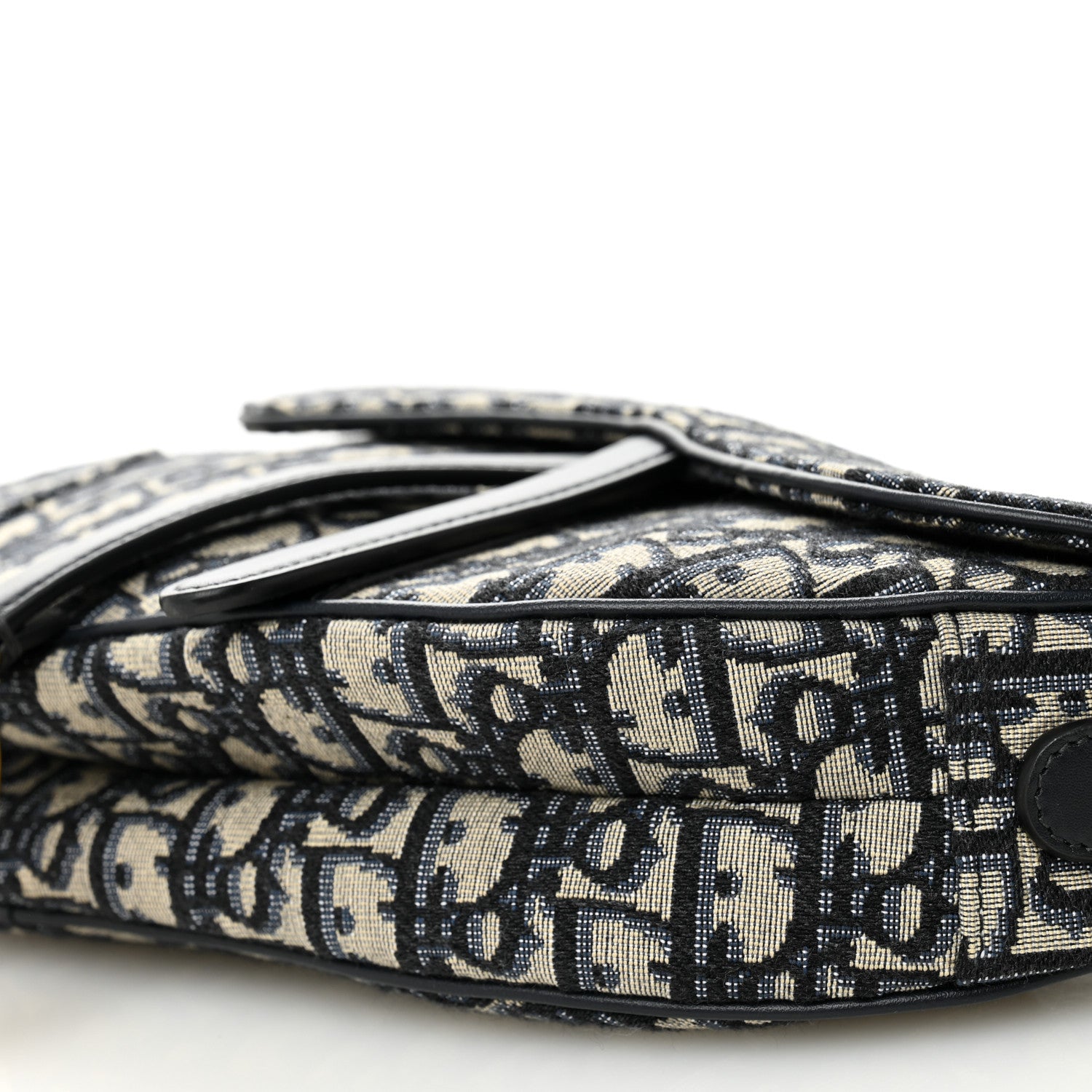 Christian Dior Oblique Saddle Bag Blue 10 of 10