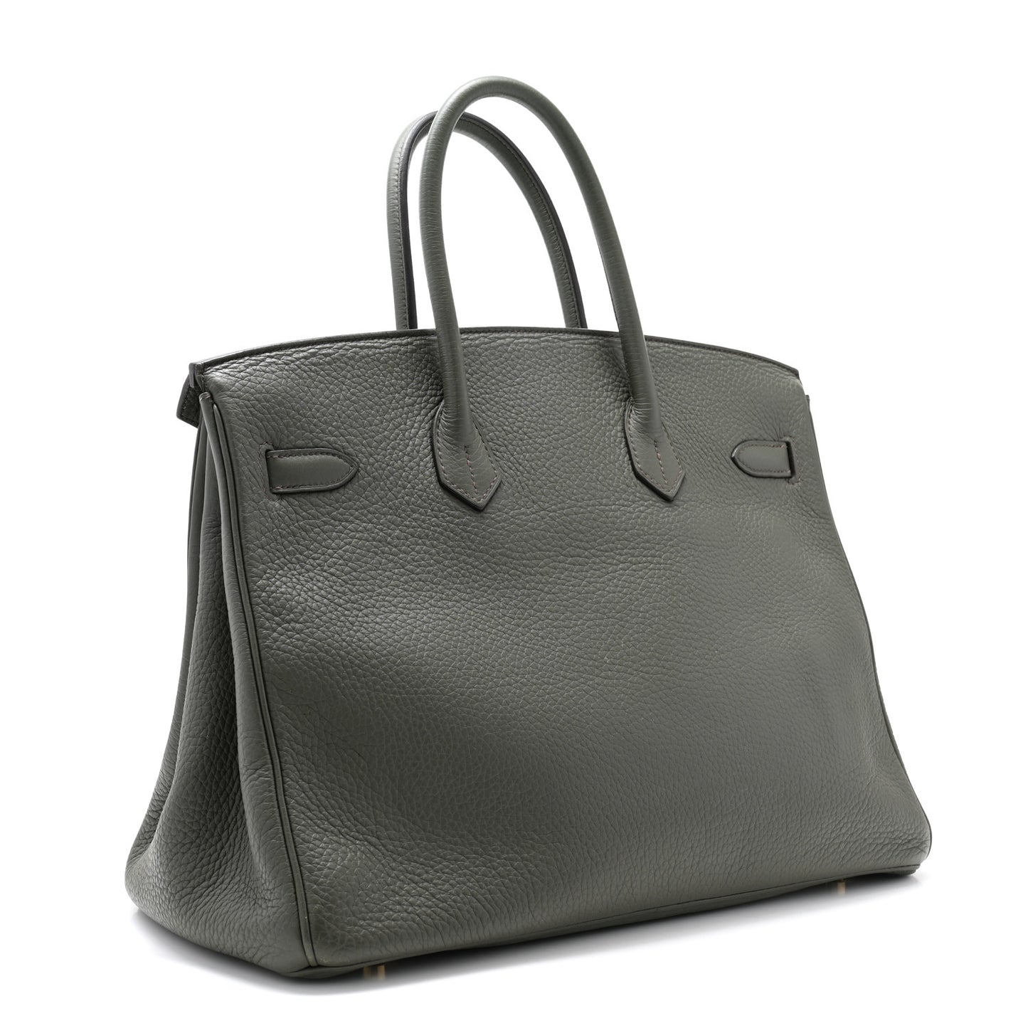Taurillon Clemence Birkin 35 Vert De Gris