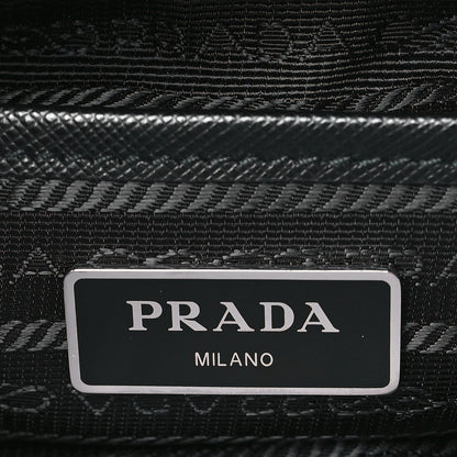 Prada Tessuto Nylon Saffiano Small Backpack Black 6 of 8