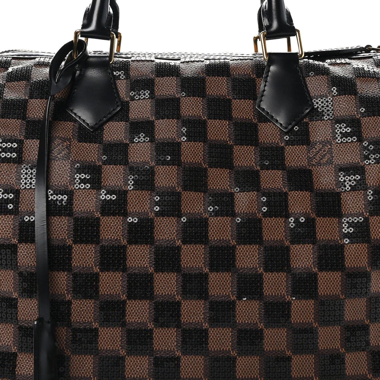 Damier Paillettes Speedy 30 Black
