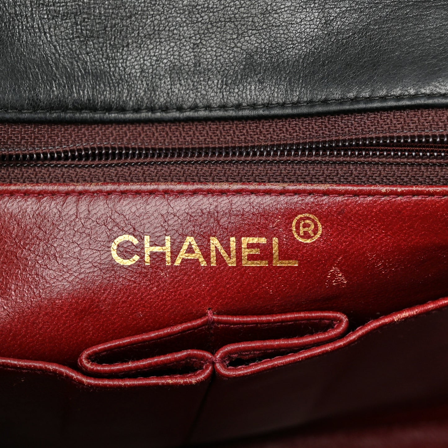 Lambskin Quilted Small Single Flap Black