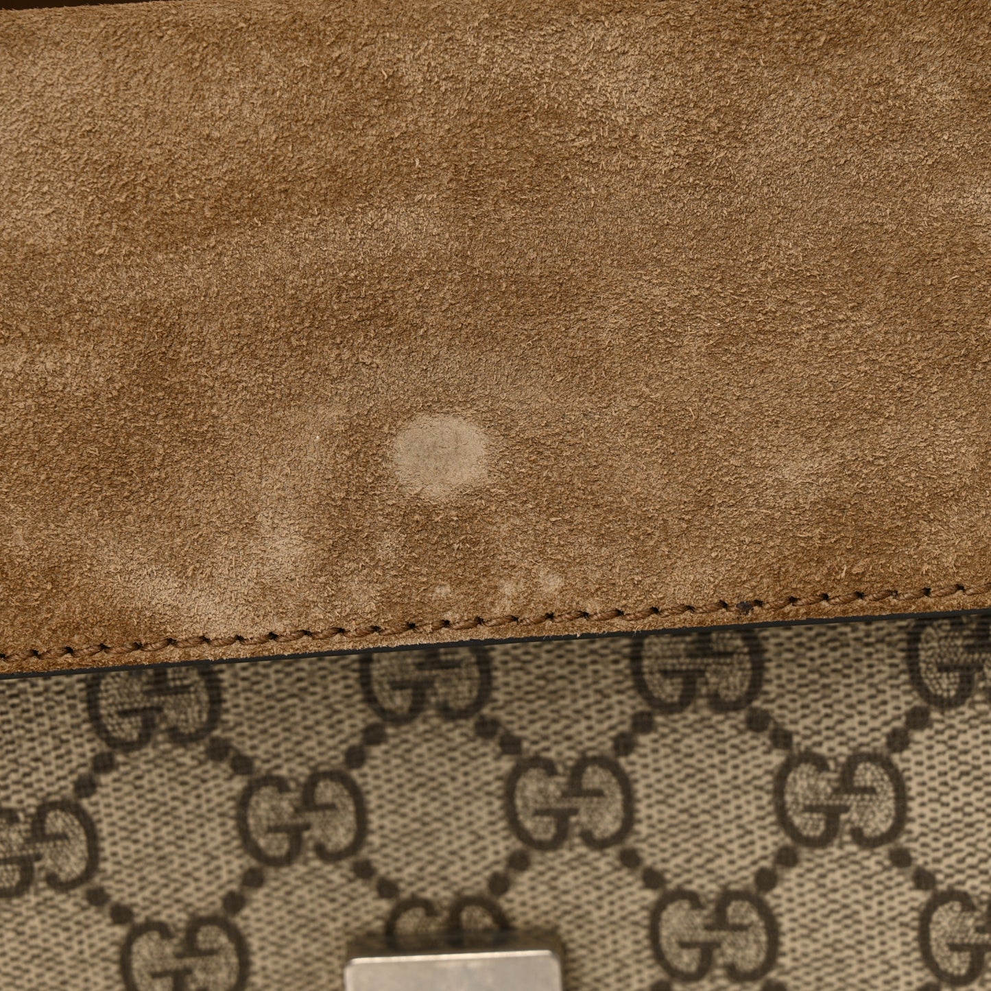 GG Supreme Monogram Mini Dionysus Shoulder Bag Taupe